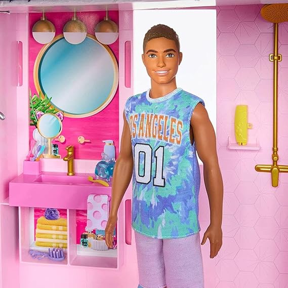 Barbie Dreamhouse fiesta de piscina con luces y sonido - Imagen 5