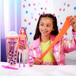 Barbie Pop Reveal Tea roja con slime, mascota y 8 sorpresas