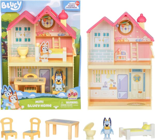 Bluey casa pequeña con accesorios y figura - Imagen 2