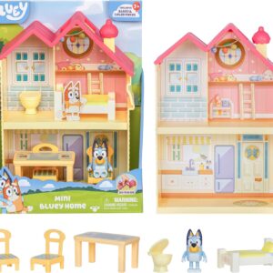 Bluey casa pequeña con accesorios y figura