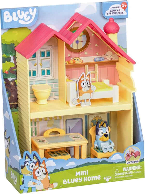 Bluey casa pequeña con accesorios y figura - Imagen 6
