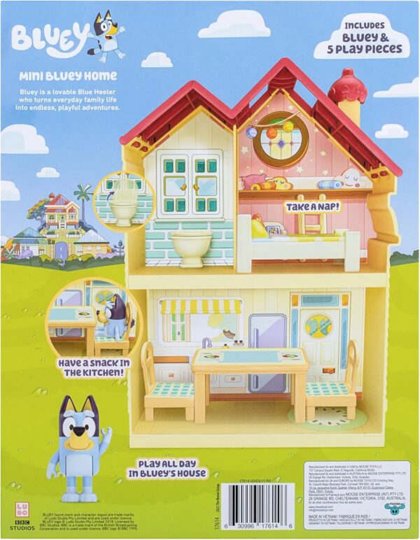 Bluey casa pequeña con accesorios y figura - Imagen 7