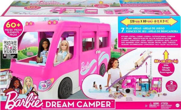 Camper de los sueños de Barbie con tobogán de 76 y accesorios - Imagen 7