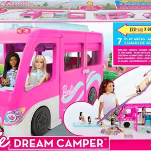 Camper de los sueños de Barbie con tobogán de 76 y accesorios