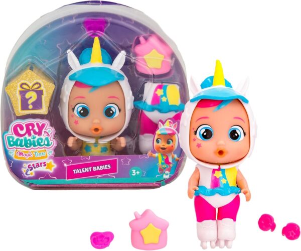 Cry Babies Tiny Cuddles Stella 22cm con lágrimas reales - Imagen 3