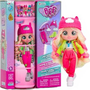 Cry babies BFF Hannah 20cm articulada con accesorios de moda