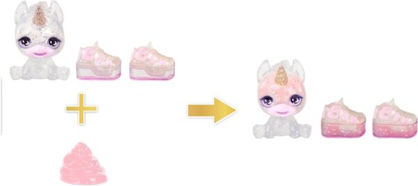 Amaya Rainbow High muñeca de moda arcoíris con kit de slime y mascota - Imagen 3