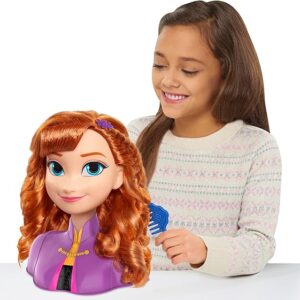 Cabezal de peinados Anna Frozen 20cm con accesorios