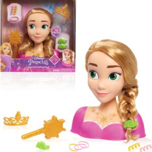 Cabezal de peinados Rapunzel 20cm con accesorios