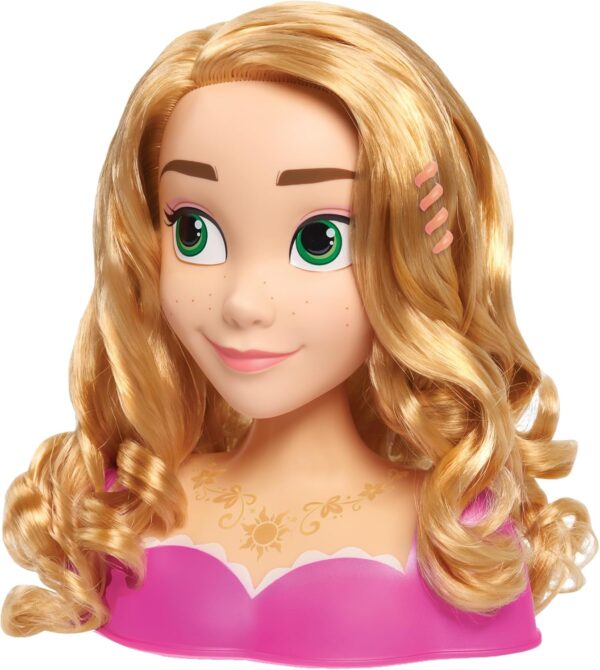 Cabezal de peinados Rapunzel 20cm con accesorios - Imagen 5