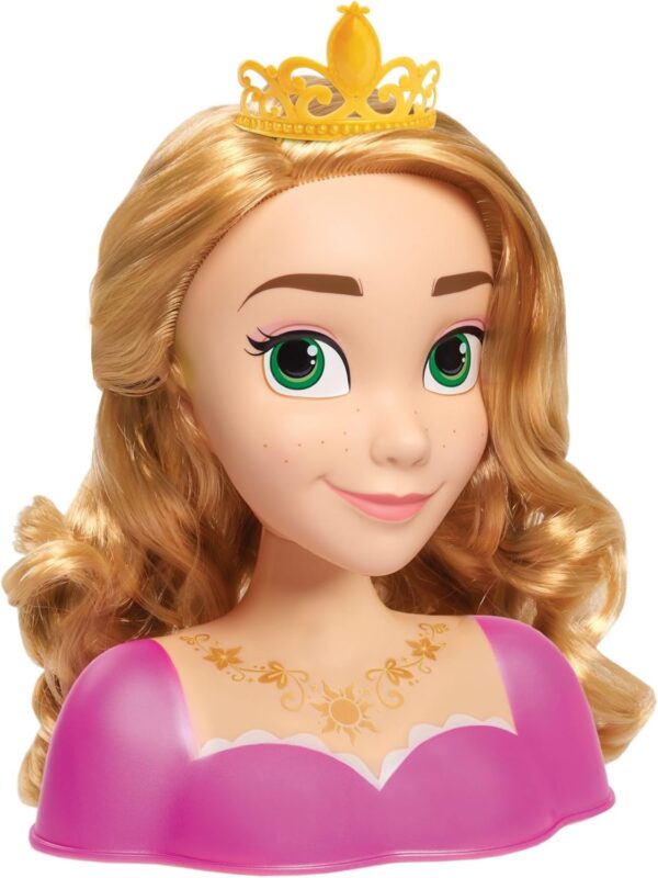 Cabezal de peinados Rapunzel 20cm con accesorios - Imagen 7