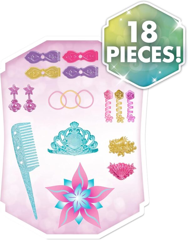 Cabezal de peinados Sirenita Ariel 20cm con accesorios - Imagen 4
