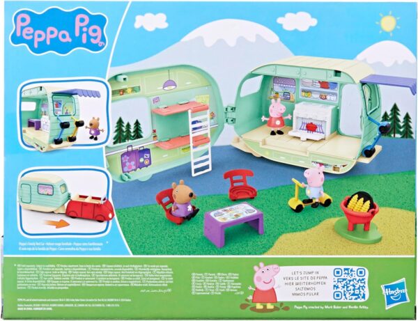 Camper Caravana portátil de Peppa Pig con 3 figuras - Imagen 12