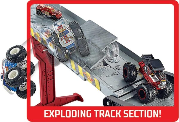 Carrera descendente Monster Truck Hot Wheels - Imagen 4