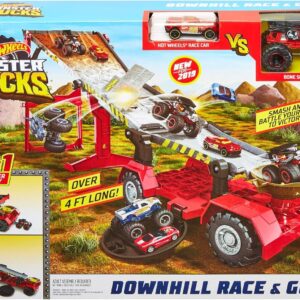 Carrera descendente Monster Truck Hot Wheels
