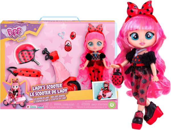 Cry babies BFF Lady con su scooter - Imagen 2
