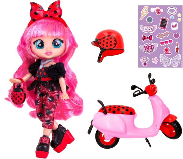 Cry babies BFF Lady con su scooter - Imagen 4