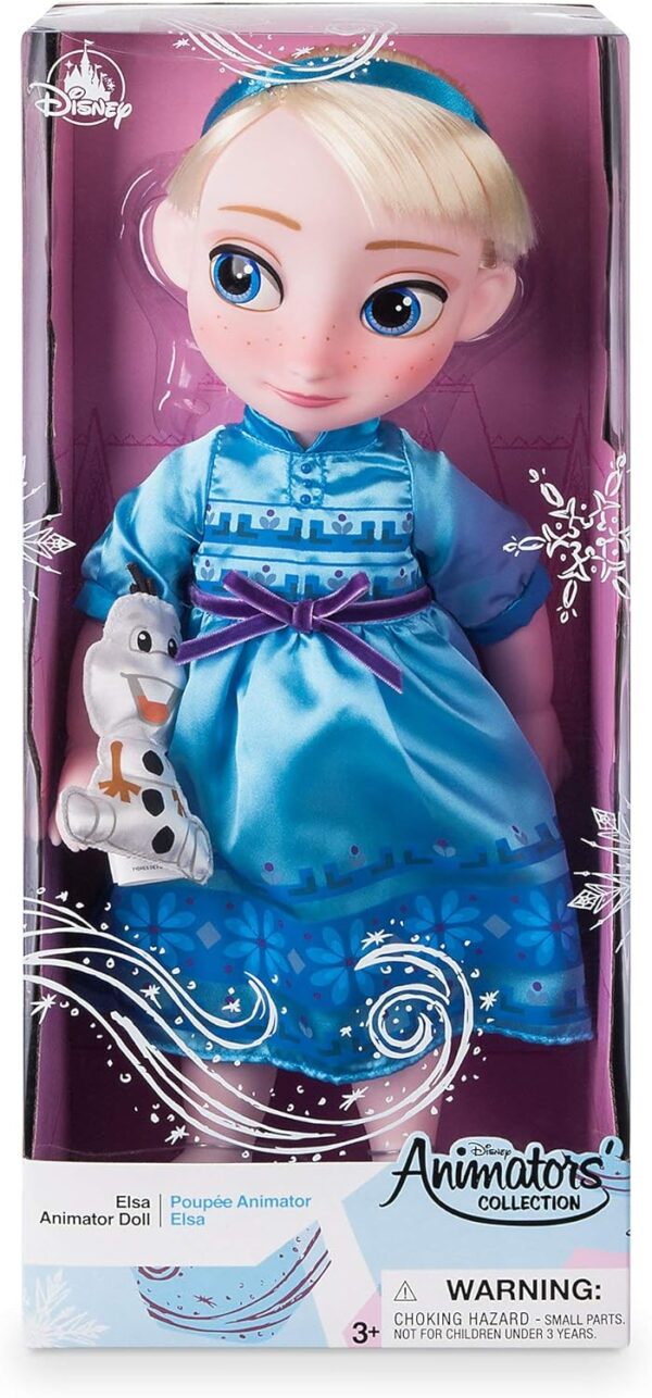 Disney Animators Elsa de Frozen 40cm con mascota - Imagen 3
