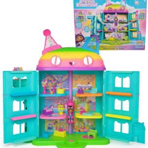 Gabby Dollhouse casa arcoíris con sonidos, accesorios y figura