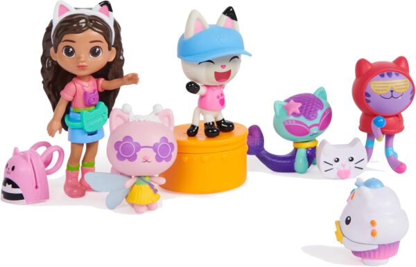 Gabby Dollhouse set de 7 figuras viajeras - Imagen 2