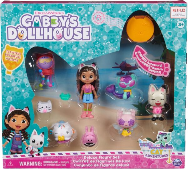 Gabby Dollhouse set de 7 figuras viajeras - Imagen 3