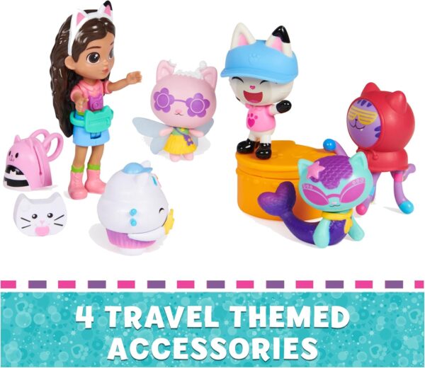 Gabby Dollhouse set de 7 figuras viajeras - Imagen 6
