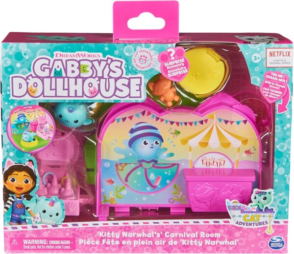 Gabby dollhouse Habitación Narwhal con figura y accesorios - Imagen 3