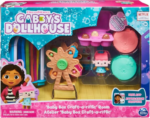 Gabby dollhouse habitación Bebé caja con figura y accesorios - Imagen 3