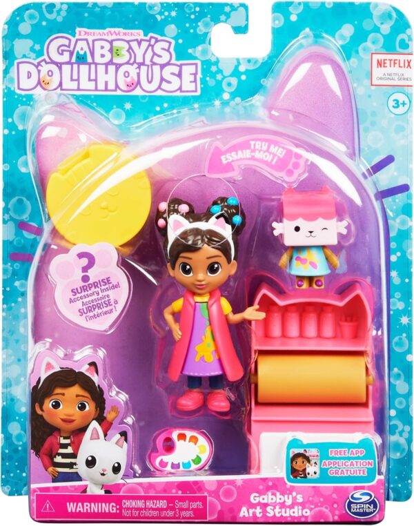Gabby dollhouse mini Set de arte con Bebé caja - Imagen 3