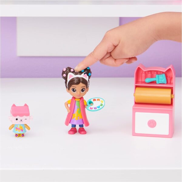 Gabby dollhouse mini Set de arte con Bebé caja - Imagen 6