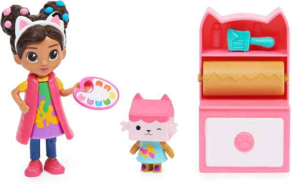 Gabby dollhouse mini Set de arte con Bebé caja - Imagen 8