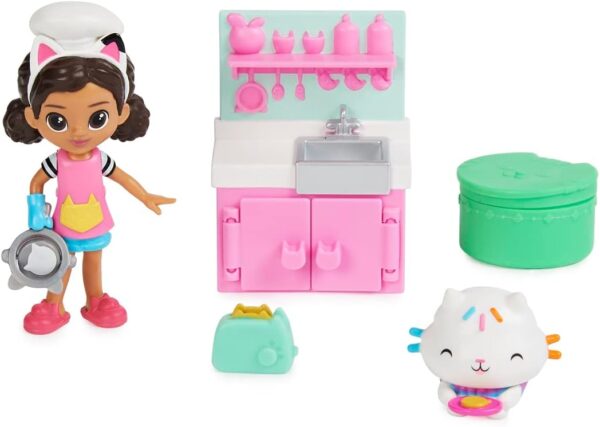 Gabby dollhouse mini Set de cocina con Pastelillo - Imagen 2