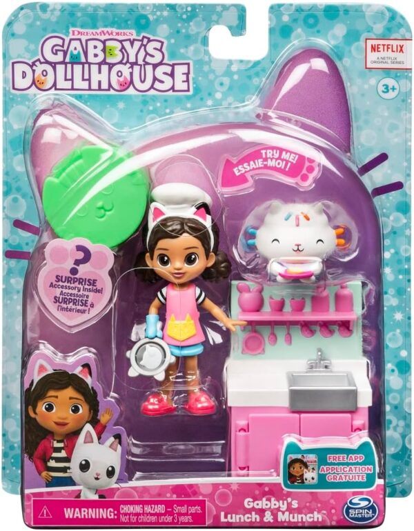Gabby dollhouse mini Set de cocina con Pastelillo - Imagen 3