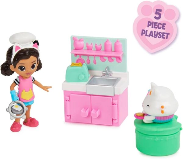 Gabby dollhouse mini Set de cocina con Pastelillo - Imagen 7