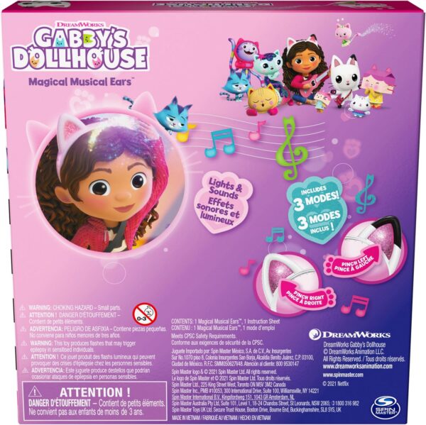 Gabby dollhouse orejas musicales mágicas con luces y sonidos - Imagen 5