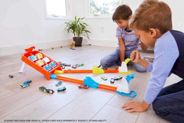 Hot Wheels Posta doble reto de lanzamiento Challenge - Imagen 3