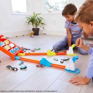 Hot Wheels Posta doble reto de lanzamiento Challenge