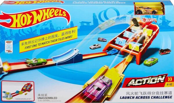 Hot Wheels Posta doble reto de lanzamiento Challenge - Imagen 7