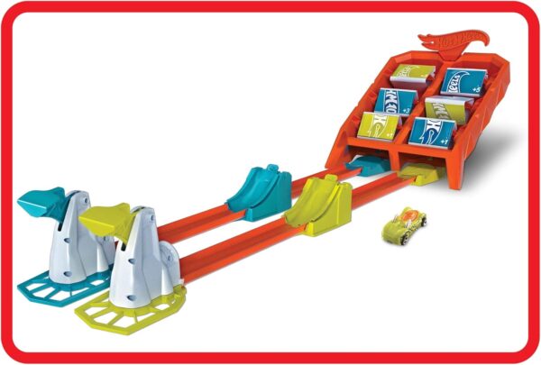 Hot Wheels Posta doble reto de lanzamiento Challenge - Imagen 8