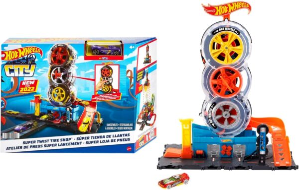 Hot wheels súper tienda de llantas - Imagen 2