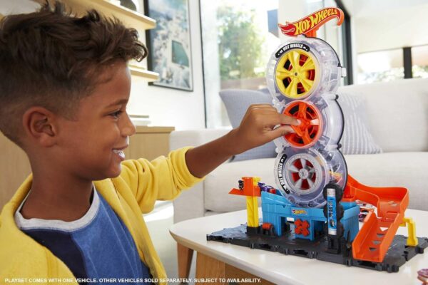 Hot wheels súper tienda de llantas - Imagen 3