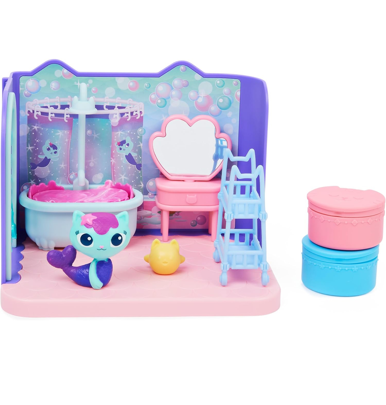 Gabby dollhouse habitación Gatisirena con figura y accesorios