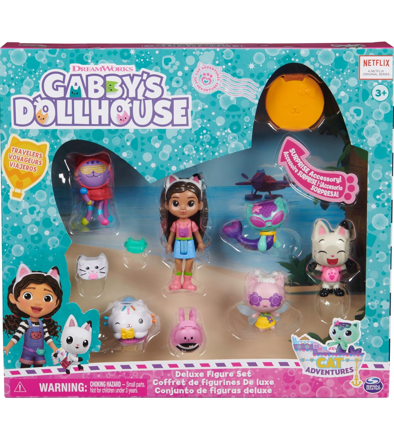 Gabby Dollhouse set de 7 figuras viajeras