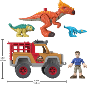 Jurassic World Imaginext Campamento cretáceo x5 piezas