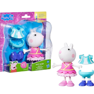 Suzy muñeca Peppa Pig de 15cm con 2 cambios de ropa y zapatos