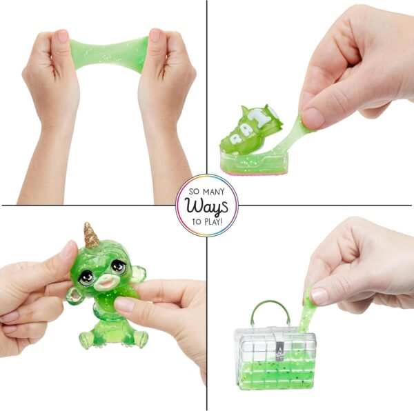 Jade Rainbow High muñeca de moda verde con kit de slime y mascota - Imagen 5