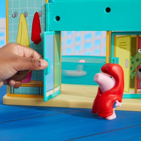 Juego de piscina y parque acuático Peppa Pig con 2 figuras - Imagen 2