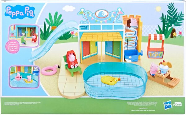 Juego de piscina y parque acuático Peppa Pig con 2 figuras - Imagen 12