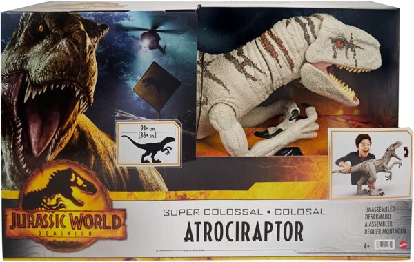 Jurassic World Atrociraptor súper colosal 1 metro Jurassic World - Imagen 8