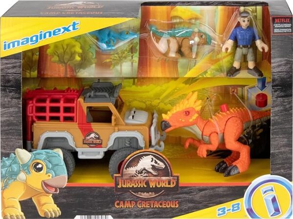 Jurassic World Imaginext Campamento cretáceo x5 piezas - Imagen 8